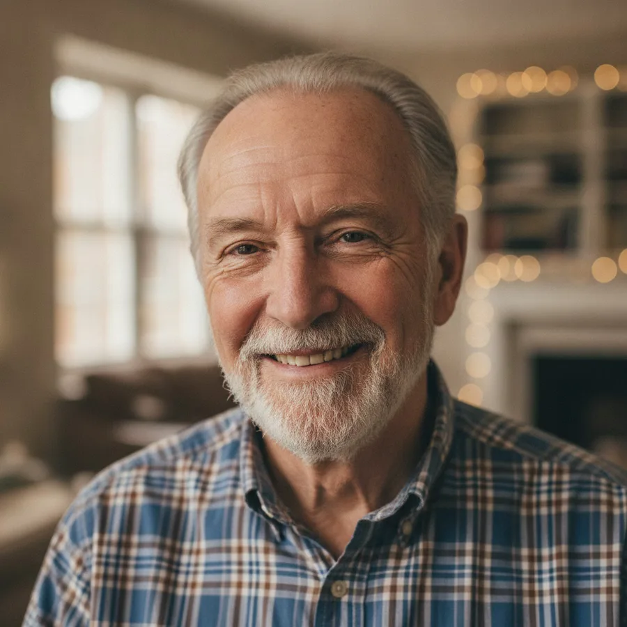 Older man in his early seventies, verified UK customer Colin from Leeds
